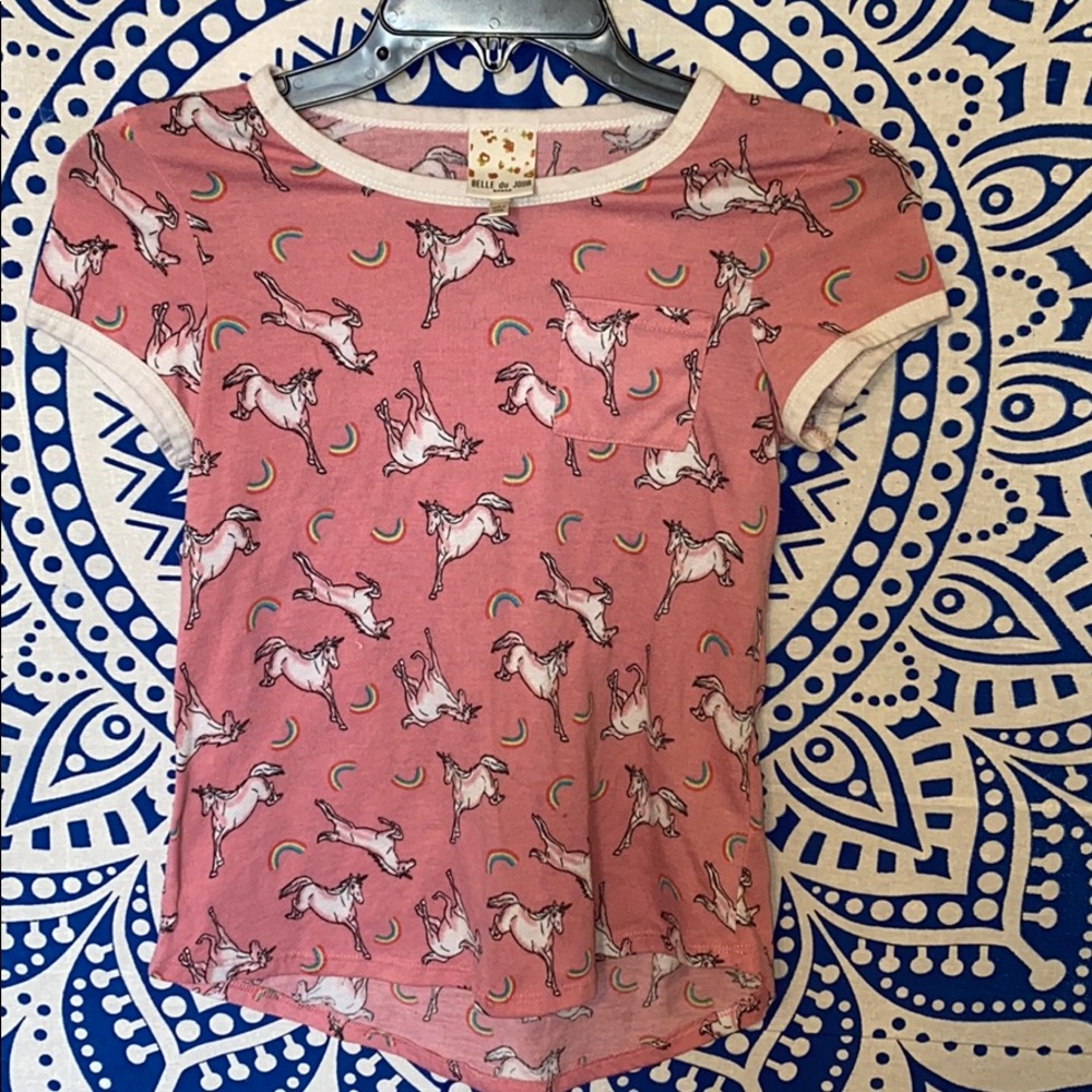 Cute Unicorns and rainbow girls shirt 🌈🦄